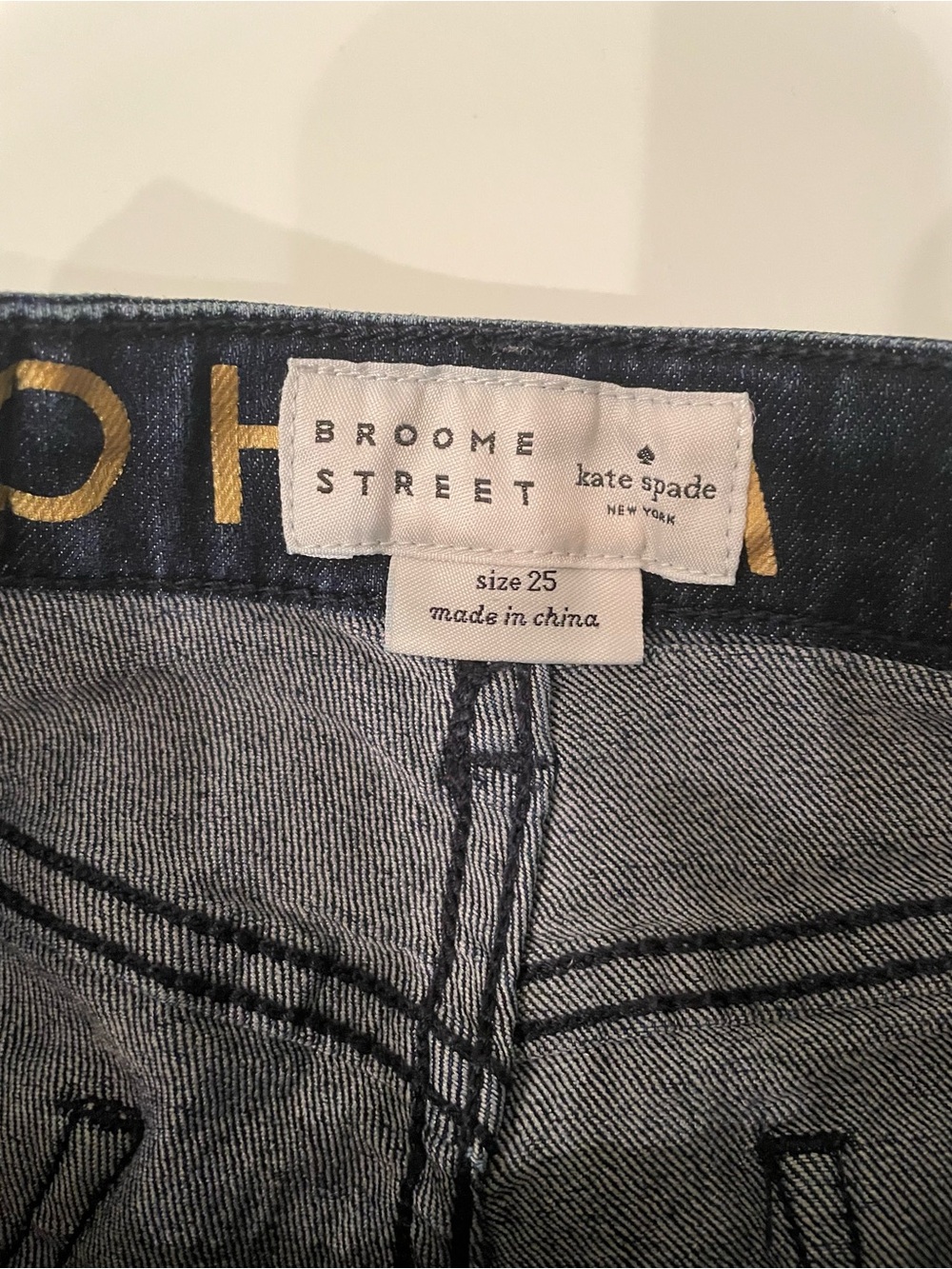 kate spade Women's Skinny Dark Blue Jeans - Picture 2 of 5